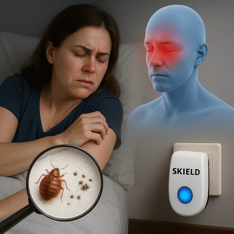 BugShield | Ultraschall gegen Milben, Flöhe, Bettwanzen & Mücken