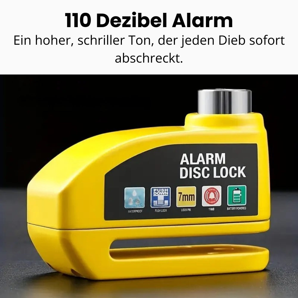 AlarmLock | Disc-Fahrradschloss mit Alarmsystem