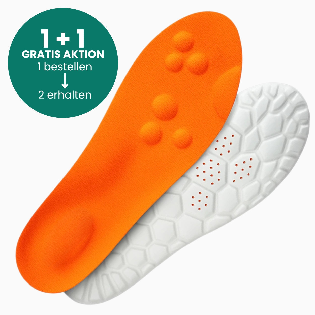 (1 + 1 Gratis Aktion) Hermhoffer® Soft-Stepper Sohlen