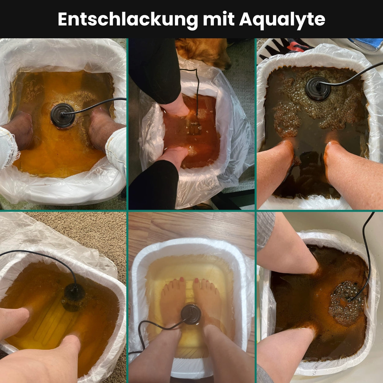 Aqualyte | Ionenelekrolyse-Fußbad für den Heimgebrauch