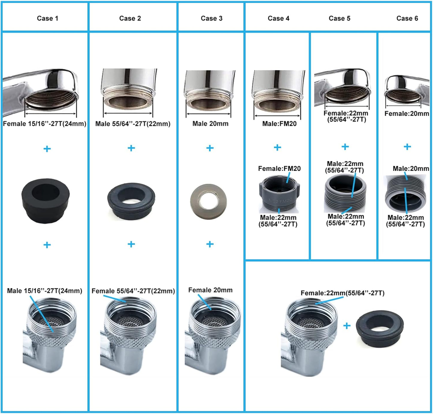 StreamFix | 1080°-drehbare Universal-Wasserhahnverlängerung