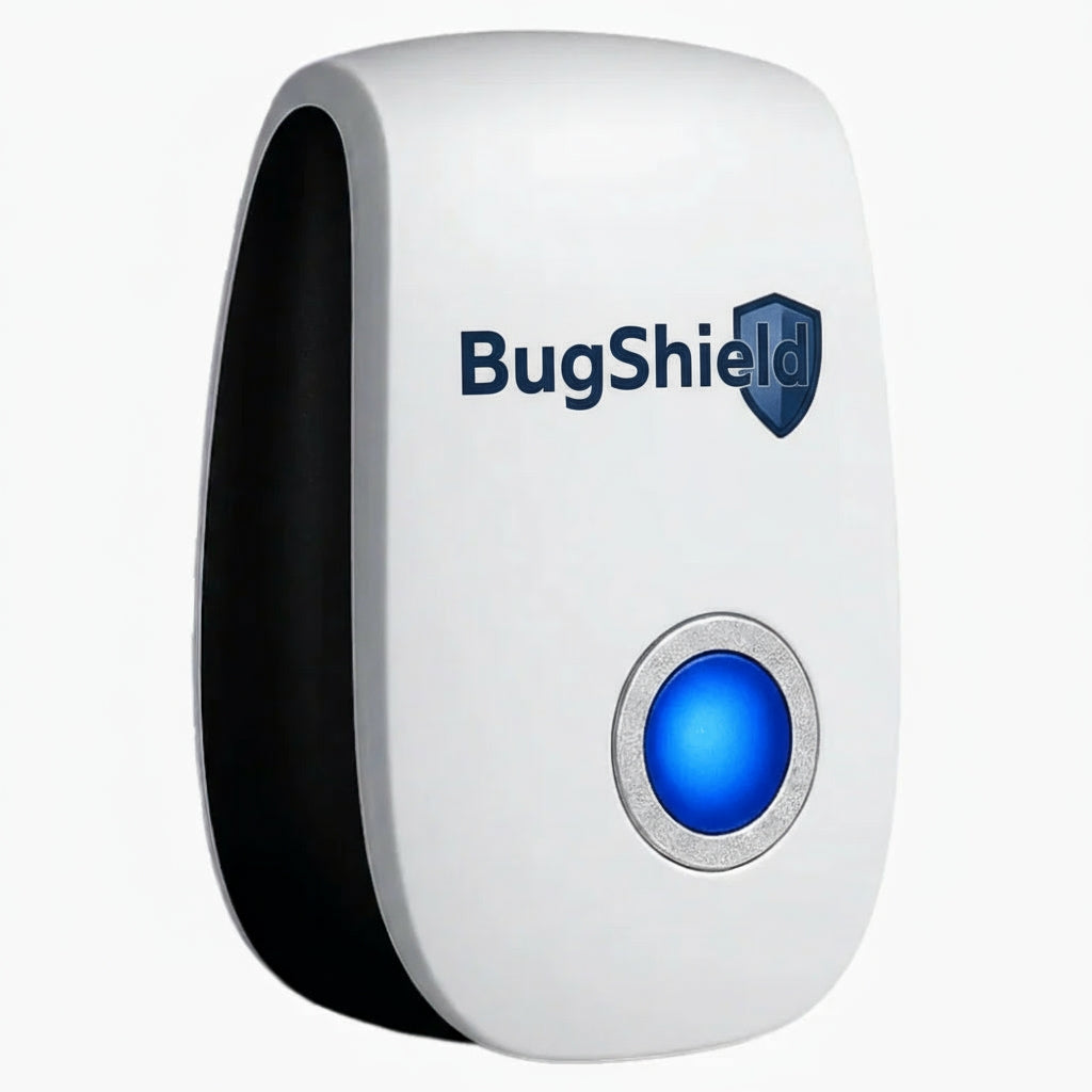 BugShield | Ultraschall gegen Milben, Flöhe, Bettwanzen, Motten & Silberfischchen